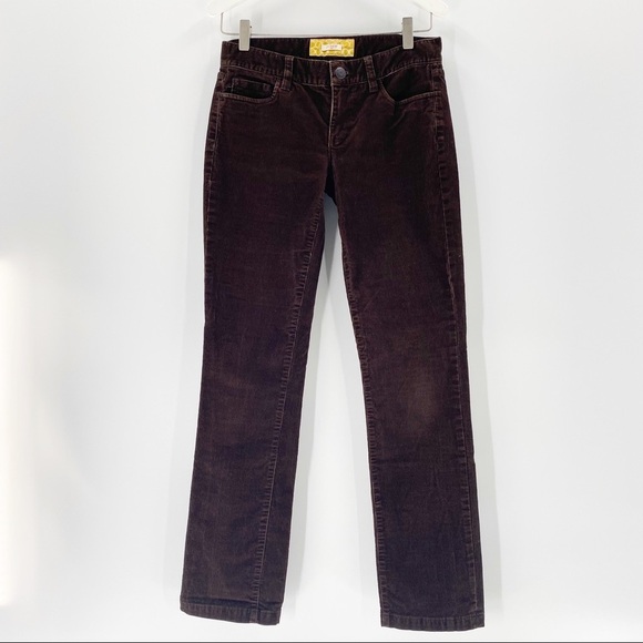 J. Crew Brown Corduroy Matchstick Pants Size 27 - Picture 2 of 8